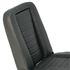 Inward Facing Single Seat Black Leather - EXT054BL - Exmoor - 1