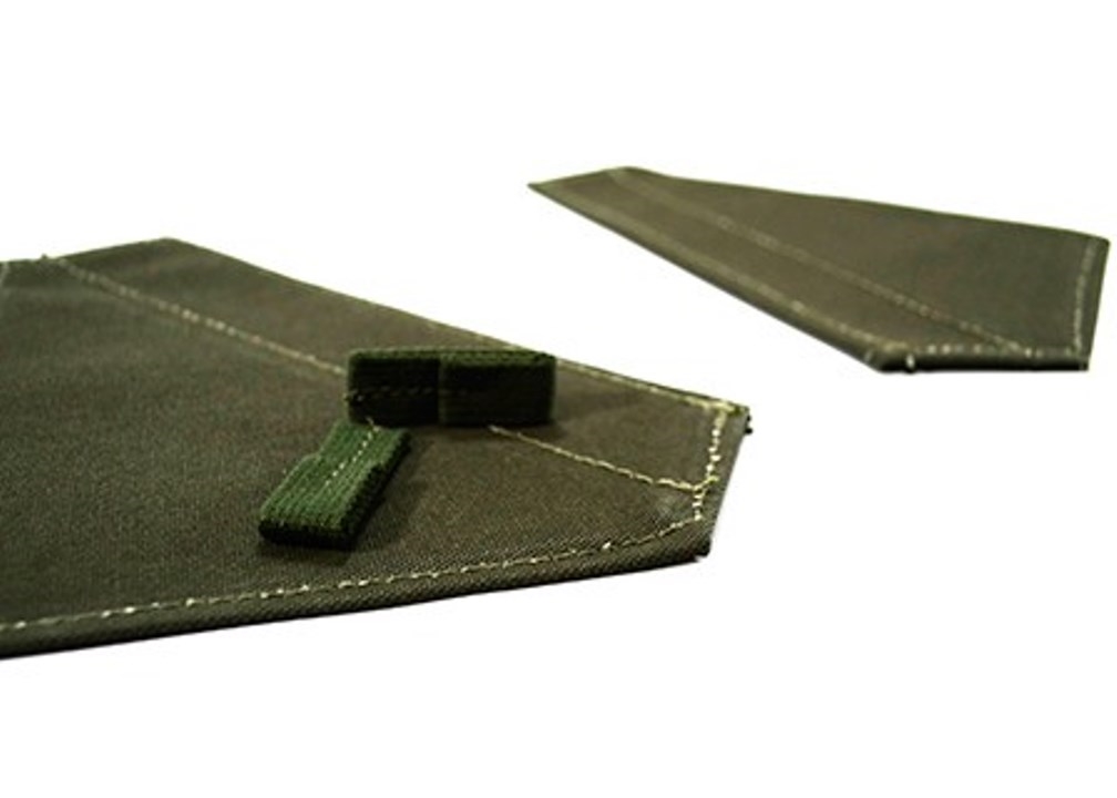 Series I 80 Inch Door Handle Flaps Canvas Khaki EXT291KHC