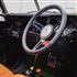 Steering Wheel with 48 Spline Williams Black Leather Silver Series Boss - EXT90080 - Exmoor - 1