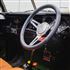 Steering Wheel Silver Spoked with 48 Spline Williams Black Leather Silver Series Boss - EXT90082 - Exmoor - 1