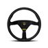 Steering Wheel - Mod. 78 Black Spoke/Black Suede 350mm - RX2475 - MOMO - 1