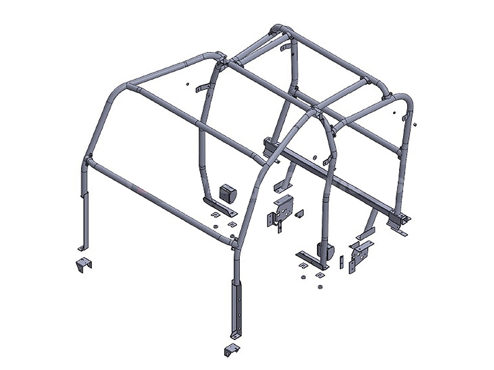 Roll Cage 110" 8 Point External/Internal RBL2057SSS Safety Devices