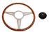 Moto-Lita Steering Wheel & Boss Kit - 14 Inch Wood - Flat With Slots - Thick Grip - RP1768TG - 1