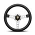 Steering Wheel - Prototipo Silver Spoke/Black Leather 320mm - RX2463 - MOMO - 1