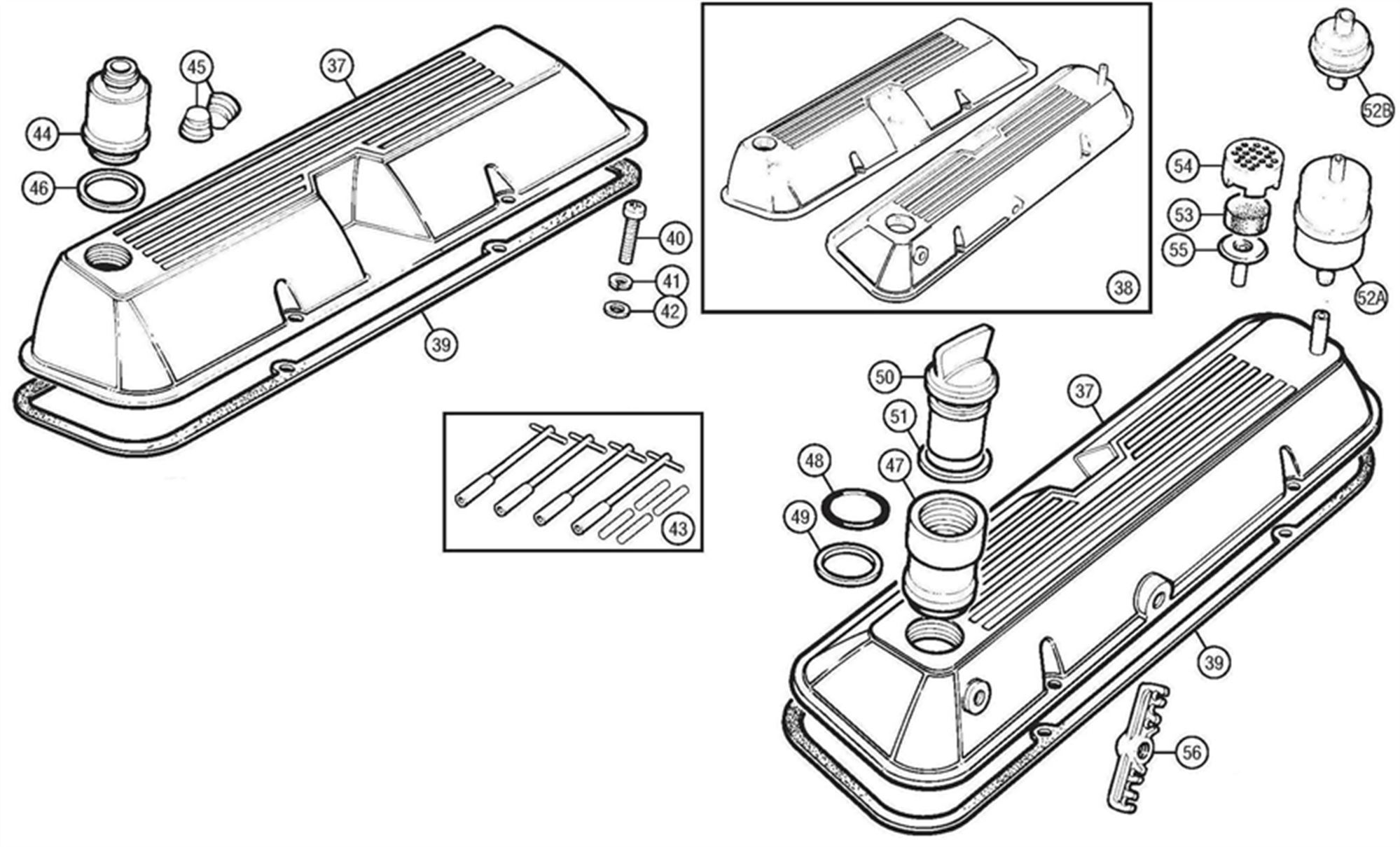 Rover V8 Rocker Covers Rimmer Bros