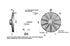 V/High Power Fan Suction 15.2" 385mm Comex - FAN0150VHP - Revotec - 1