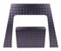 Chequer Plate Bonnet Top (2 piece) 3mm Black - LL13693 - Aftermarket - 1