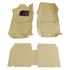 Moulded Carpet Set - 3 Piece - MGTF - LHD - Biscuit - RP1111BISCUIT - 1