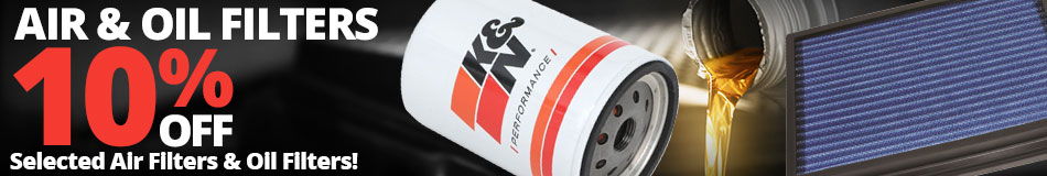 10% off Air Filters & Oil Filters