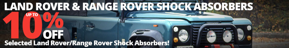 Up to 10% off Land Rover/Range Rover Shock Absorbers