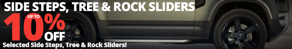 Up to 10% off Side Steps, Tree and Rock Sliders