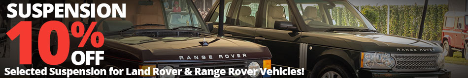 10% off Selected Land Rover Suspension