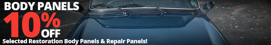 Save 10% on Selected Restoration Body Panels and Repair Panels