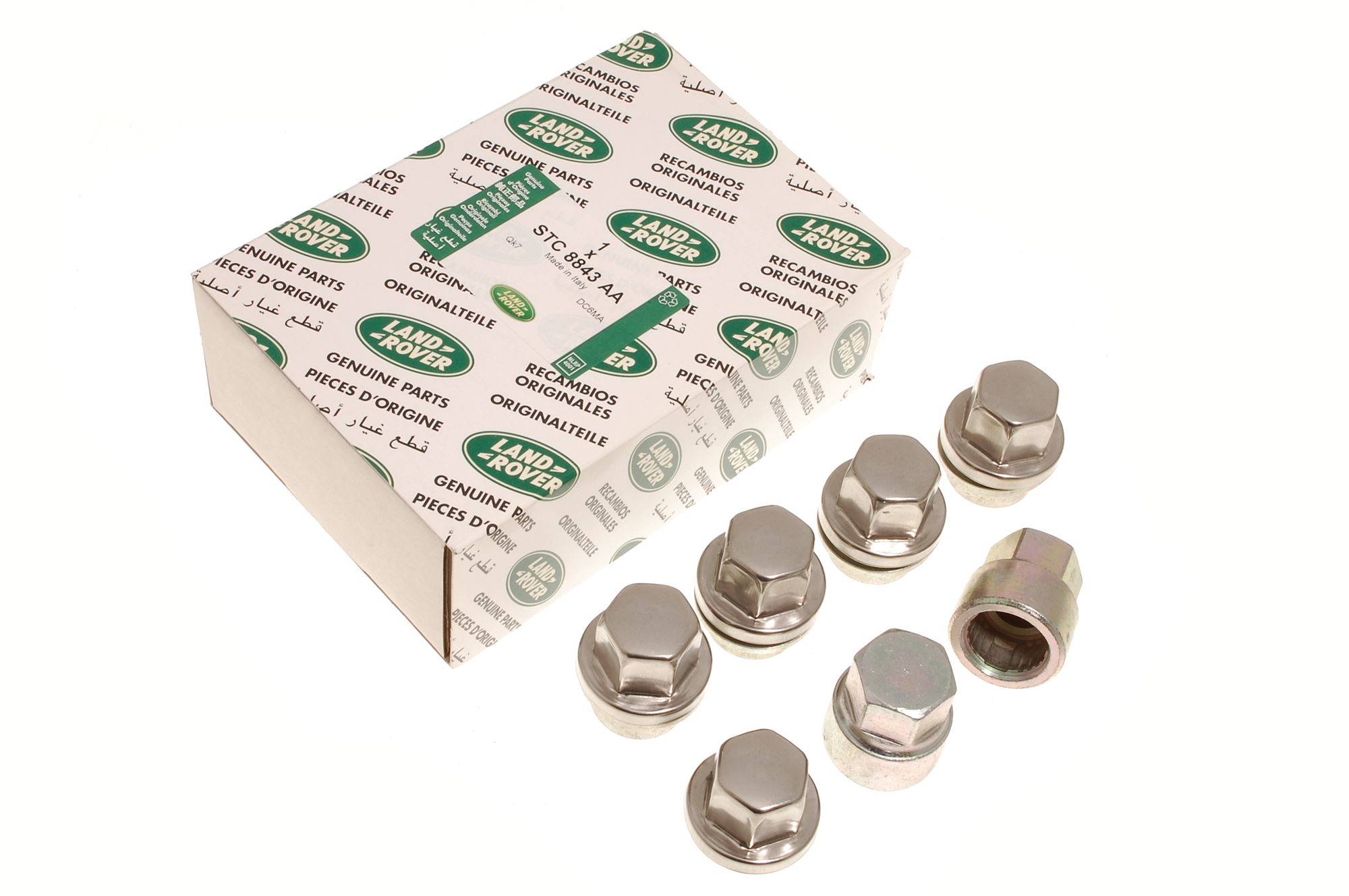 Genuine Land Rover Locking Wheel Nut Kit for Alloy Wheels STC8843AA