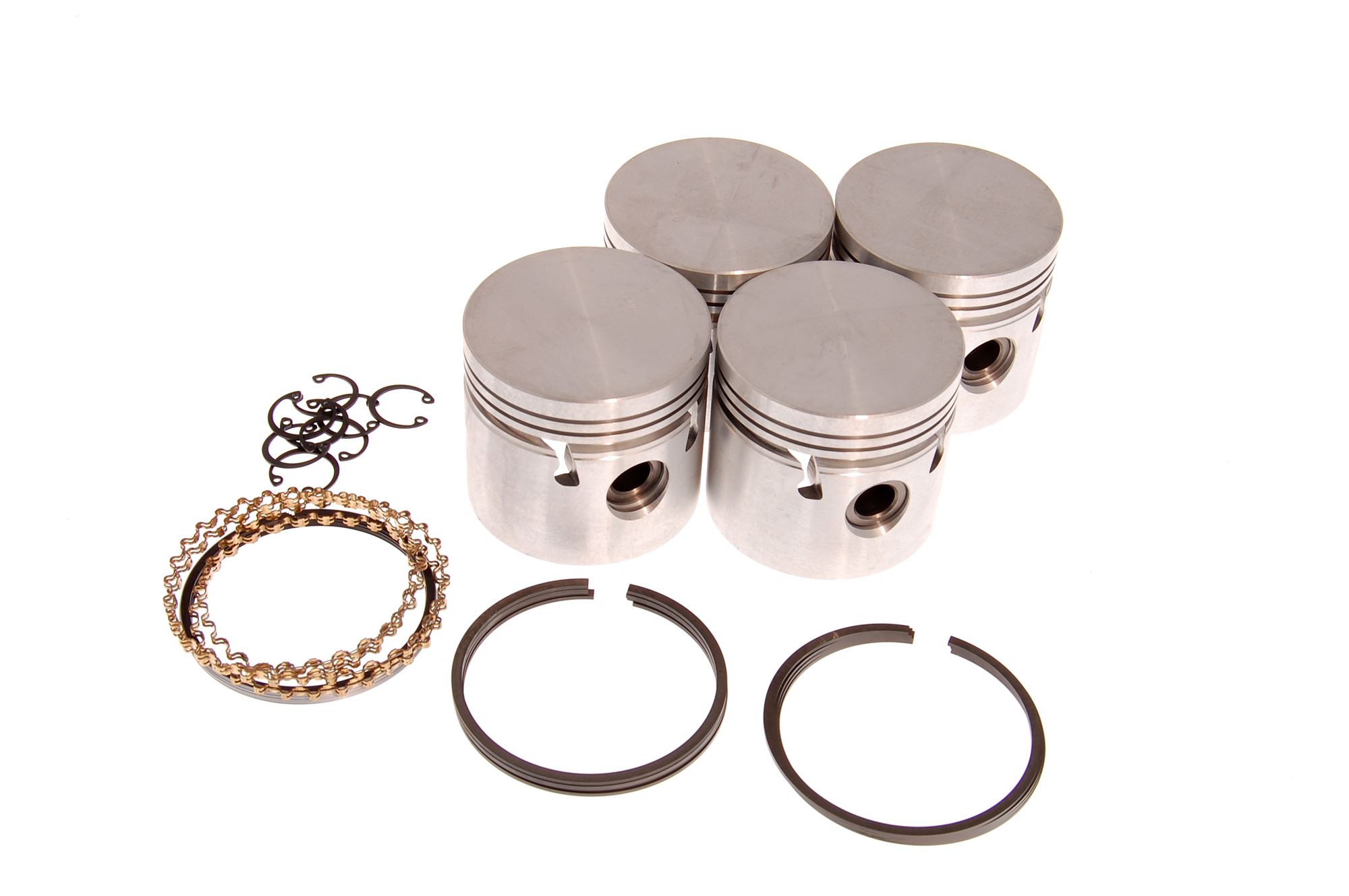 Piston Set - Oversize +0.040 - with Rings - 155907040COUNTY