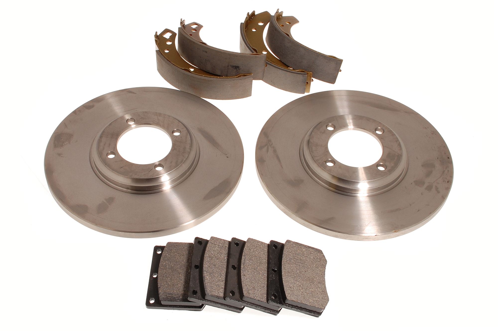 Discs Pads & Shoes Set Standard GT6 Mk3 Late KE/KF20001 on RG1291