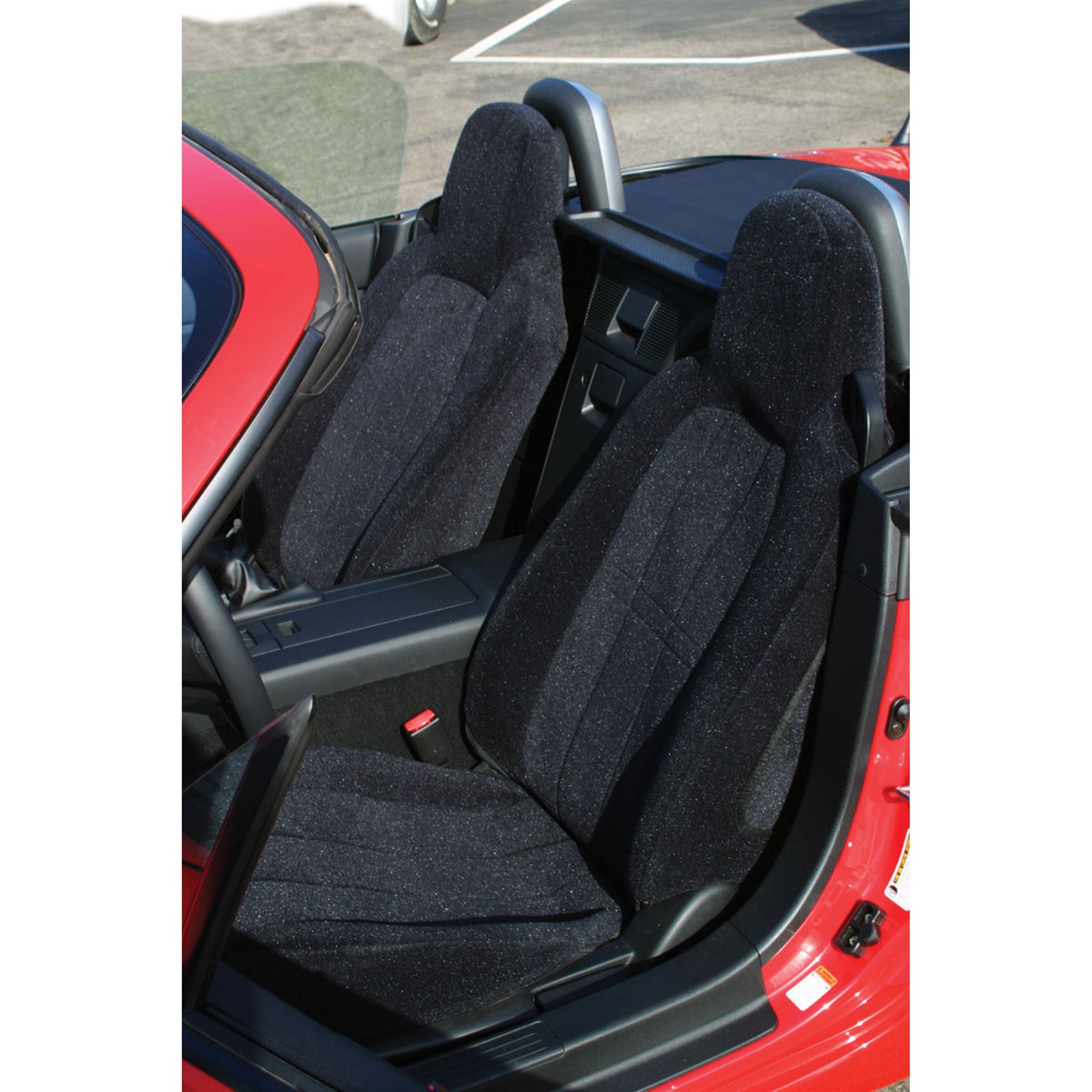 Seat Covers Velour (pair) Black 2016-24 - 237-392 | Rimmer Bros