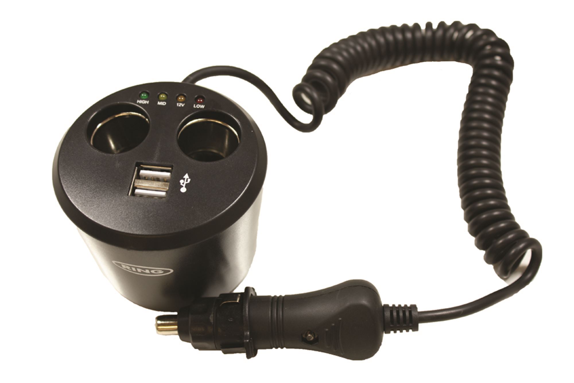 Multisocket Twin USB Socket 12volt 2T89283 Ring Rimmer Bros