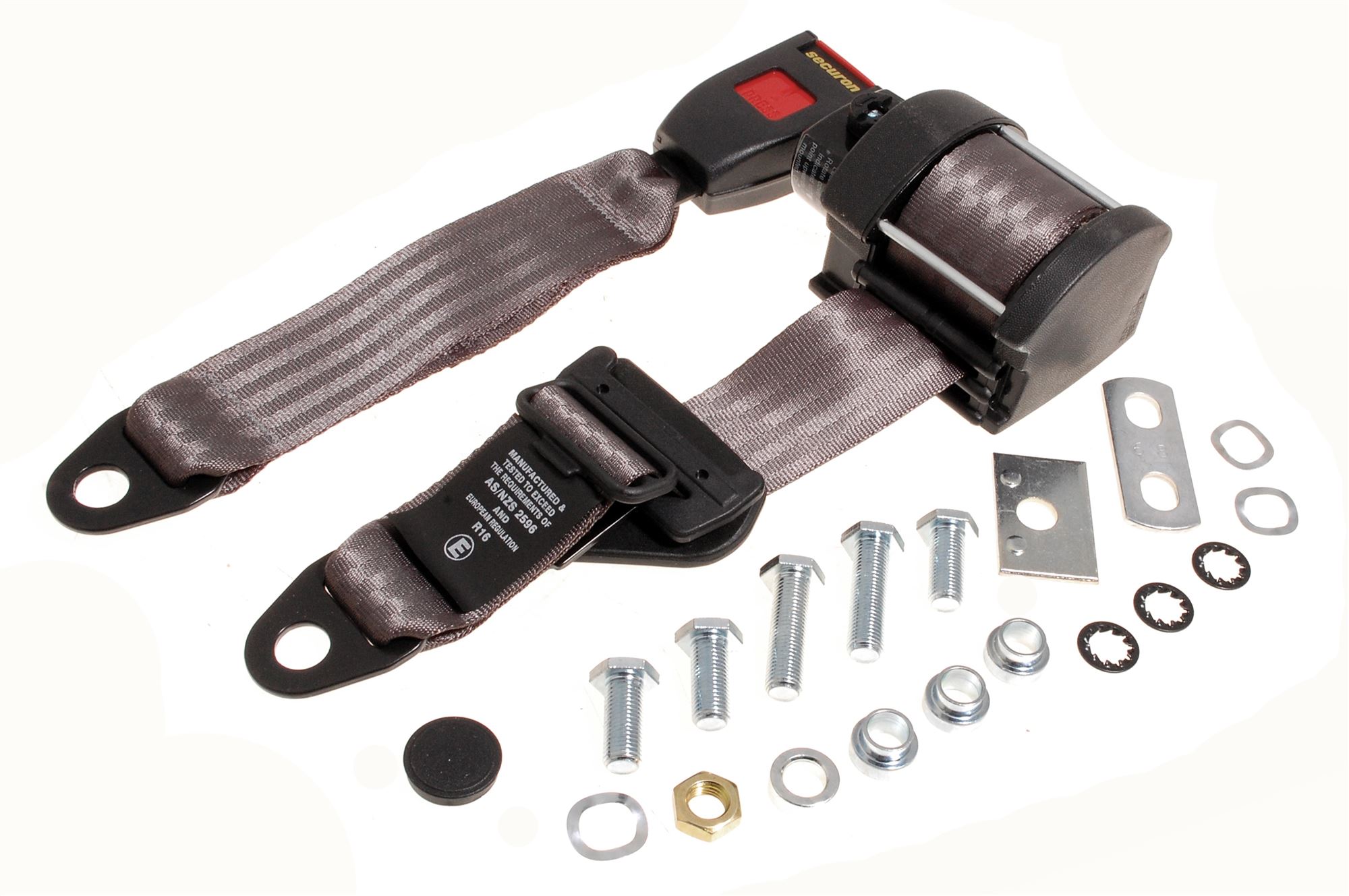 Rear Seat Belt Kit Inertia Reel Type Each Grey RO1086GREY