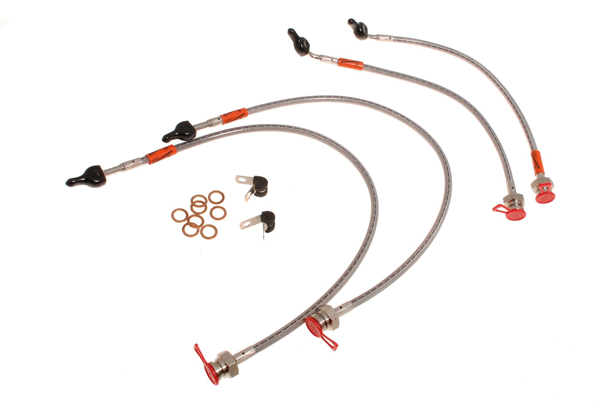 Goodridge Stainless Steel Braided Brake Hose Kit MGF SMG13004P RP1034