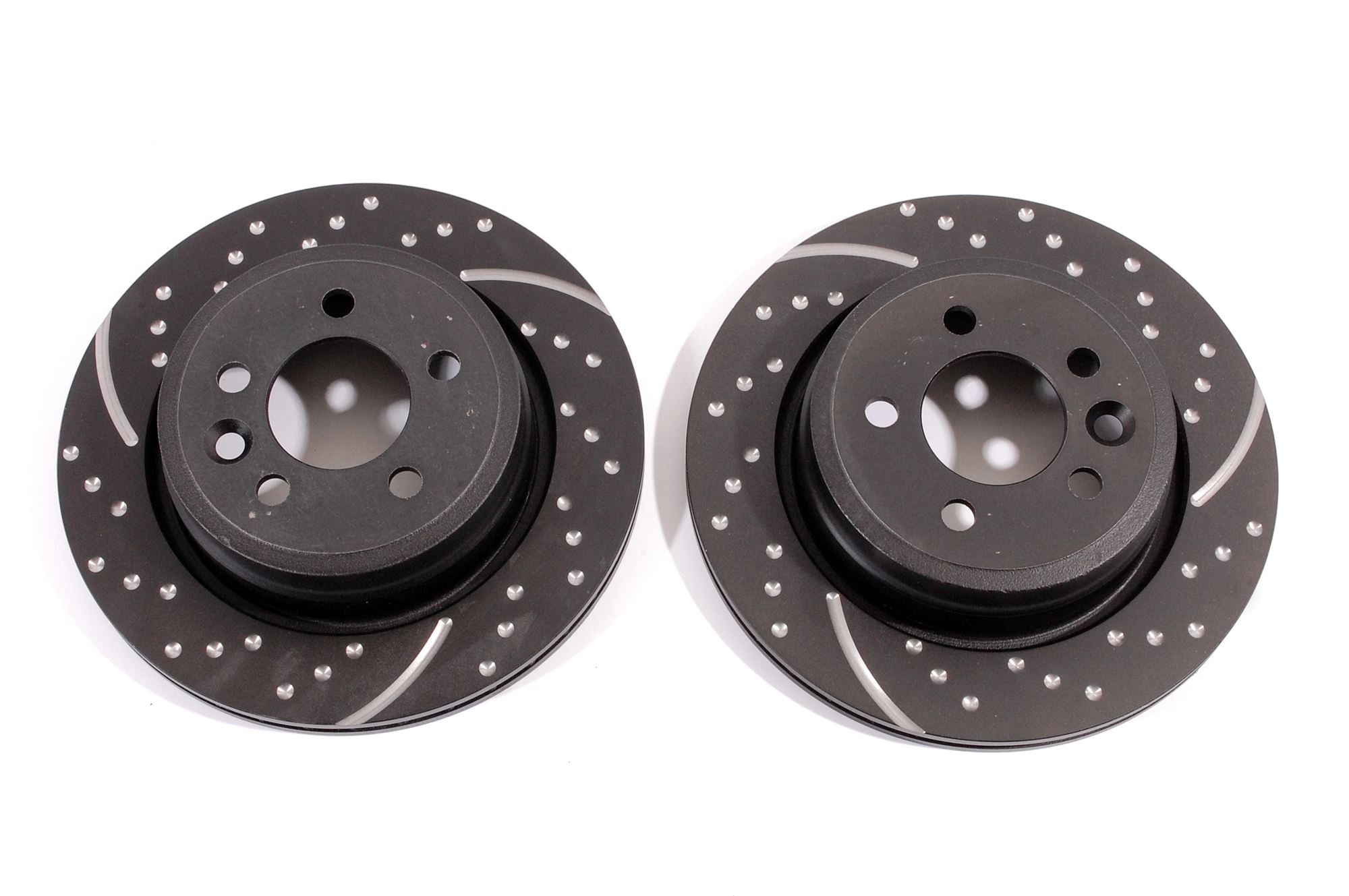 EBC Turbo Grooved Rear Brake Discs Vented Pair GD1109