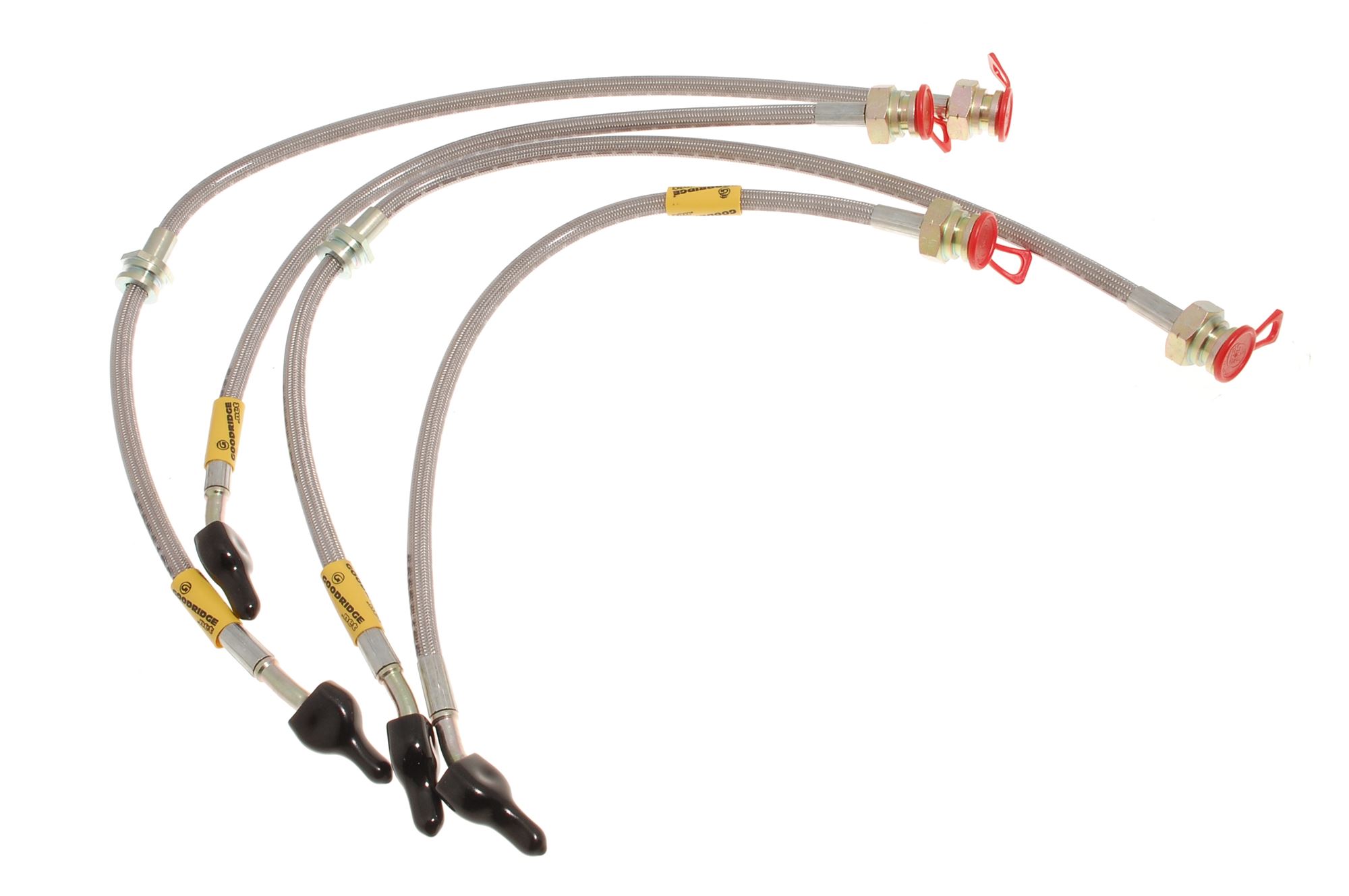 Brake Hose Kit Braided S/Steel RD1220 Goodridge Rimmer Bros