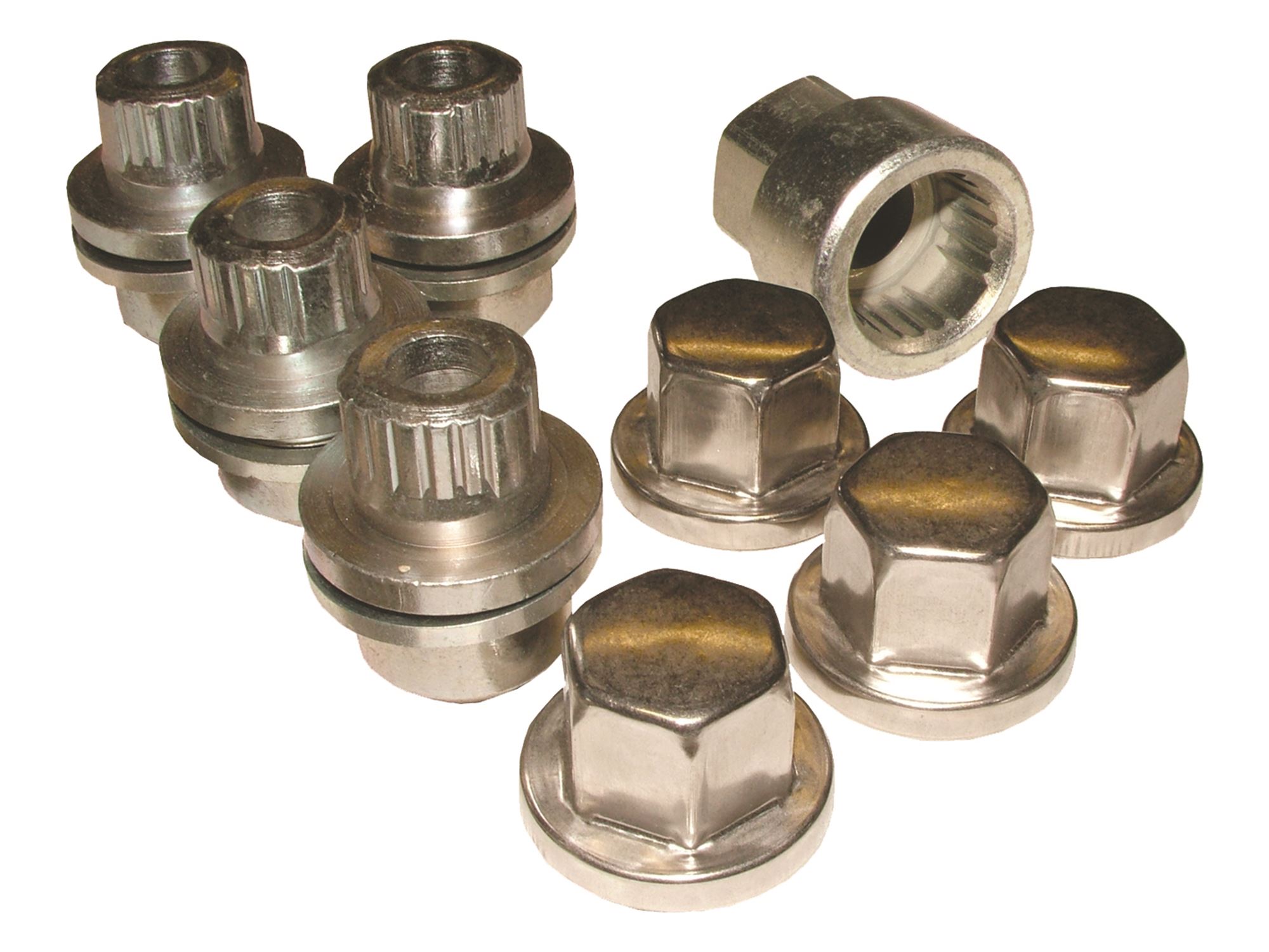 thumbnail image 2 of Hawke Genuine Land Rover Locking Wheel Nuts – 16x1.50 Black Steel (5 Pack With Key) For Defender L316 2 of 6