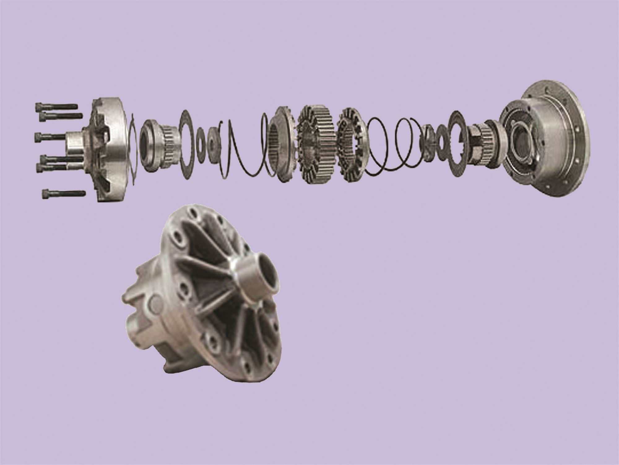 Diff Lock Salisbury Axle Rear (24 splines) LL1154 Detroit Rimmer Bros