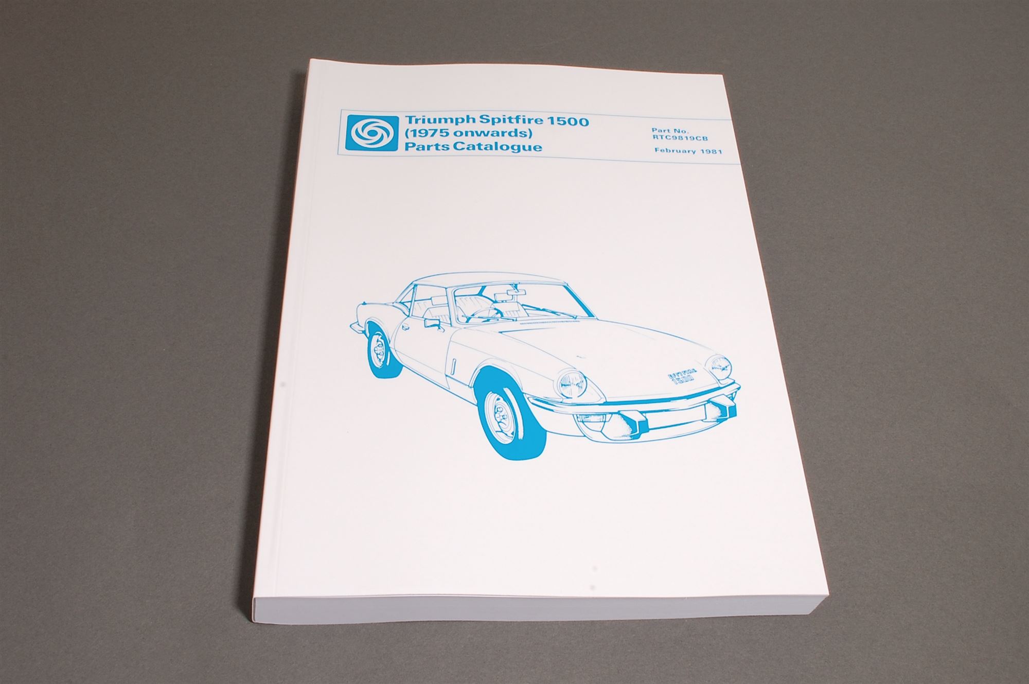 Parts Catalogue Spitfire 1500 RTC9819CB British Leyland Rimmer Bros