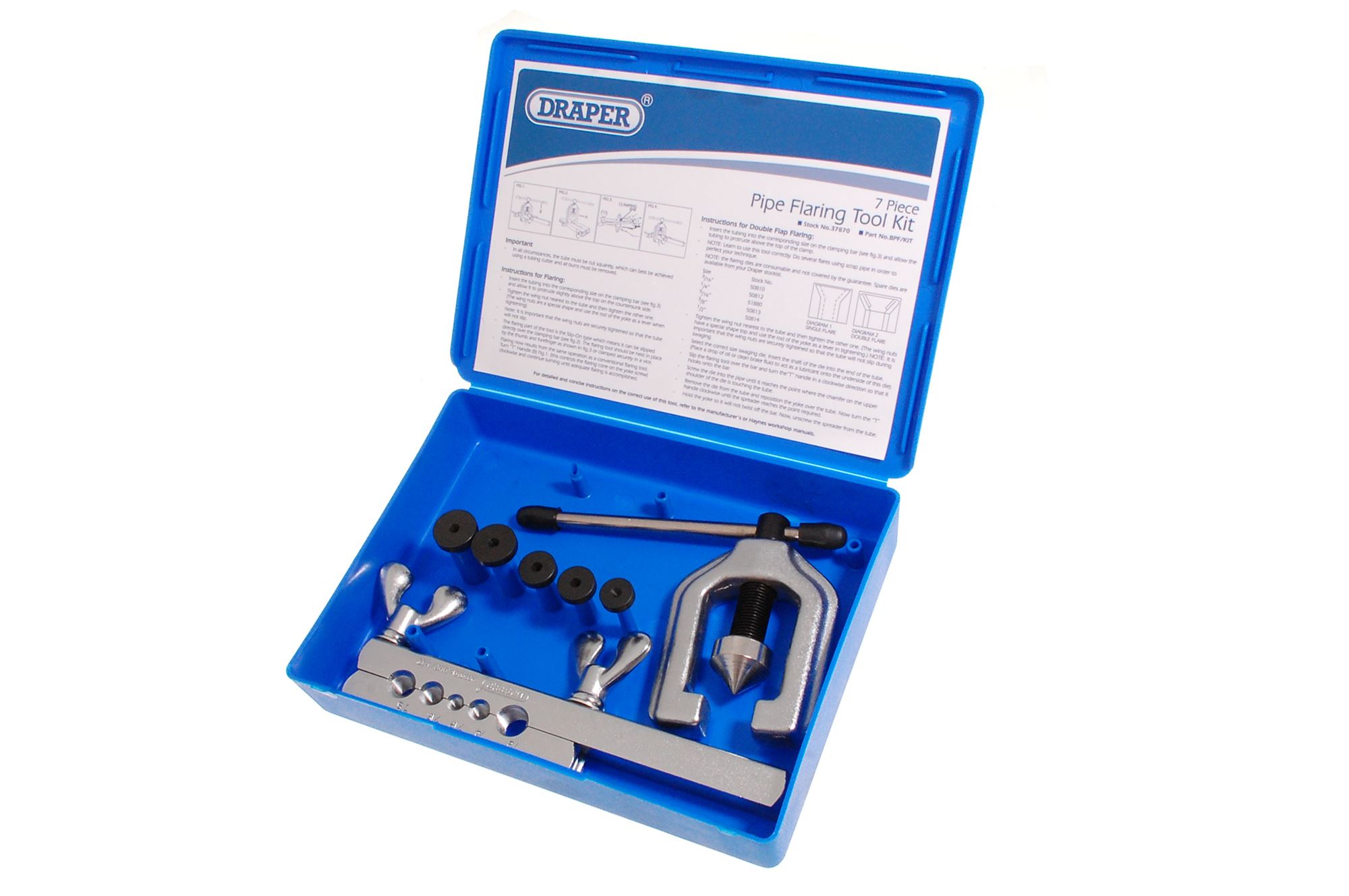 Brake Pipe Flaring Kit RX1695 Draper Rimmer Bros