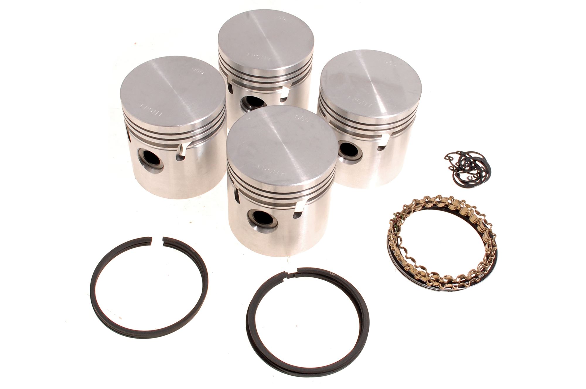 Piston Set - Oversize +0.060 - with Rings - 142659060