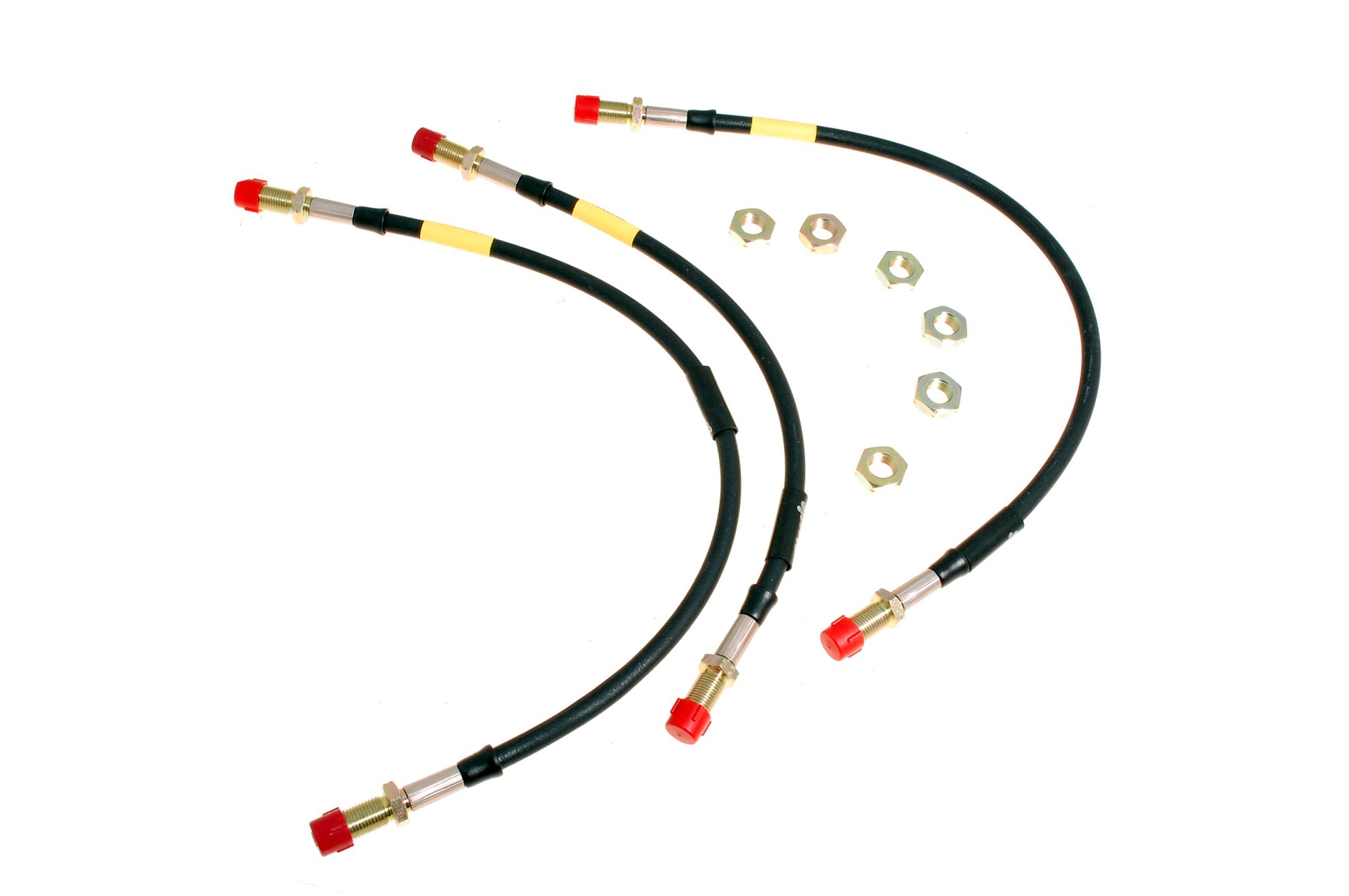 Goodridge Classic Braided Brake Hose Kit Jaguar XJ6 4.2 19791986