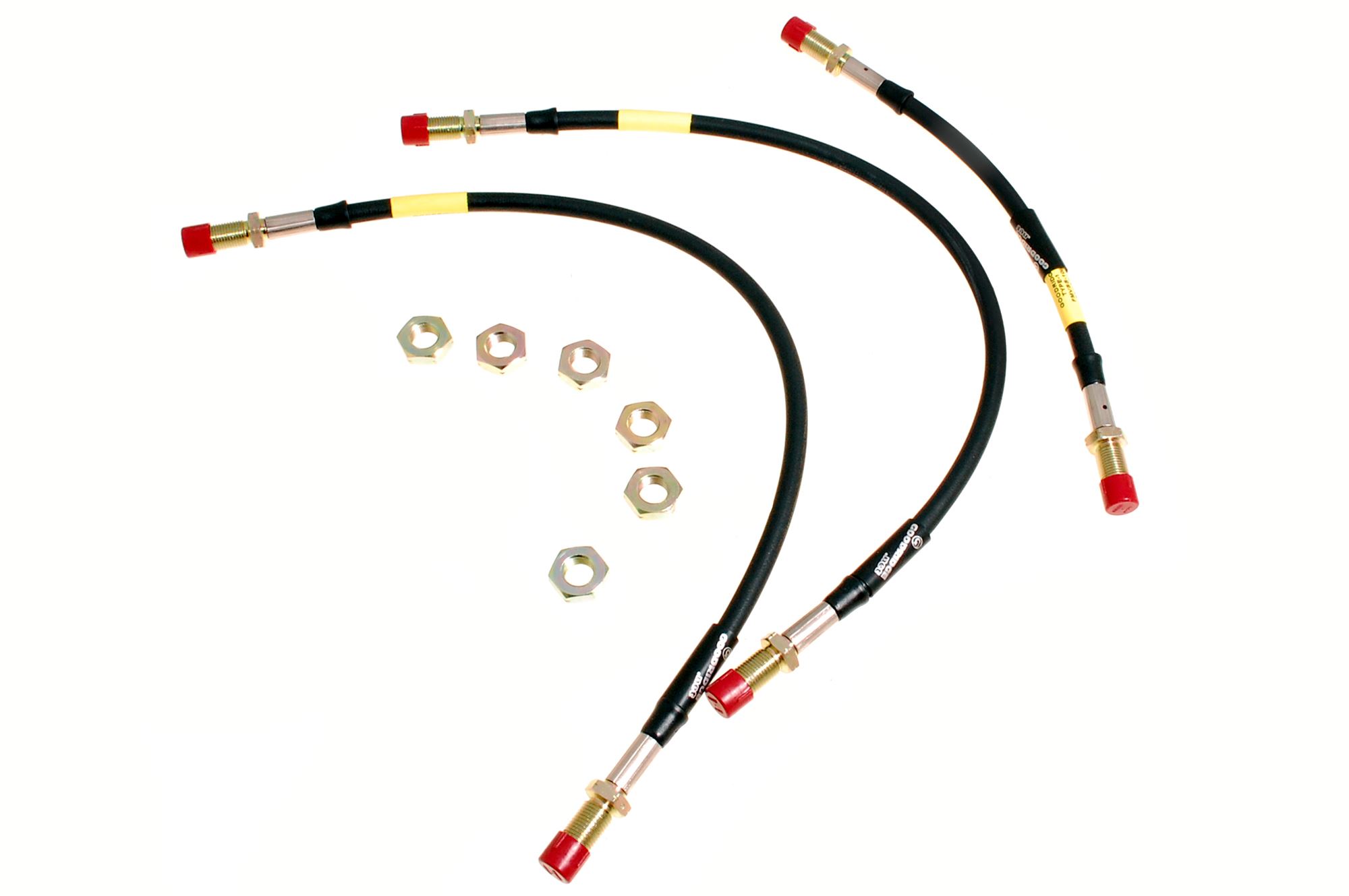 Goodridge Classic Braided Brake Hose Kit Jaguar XJS 5.3 19751979