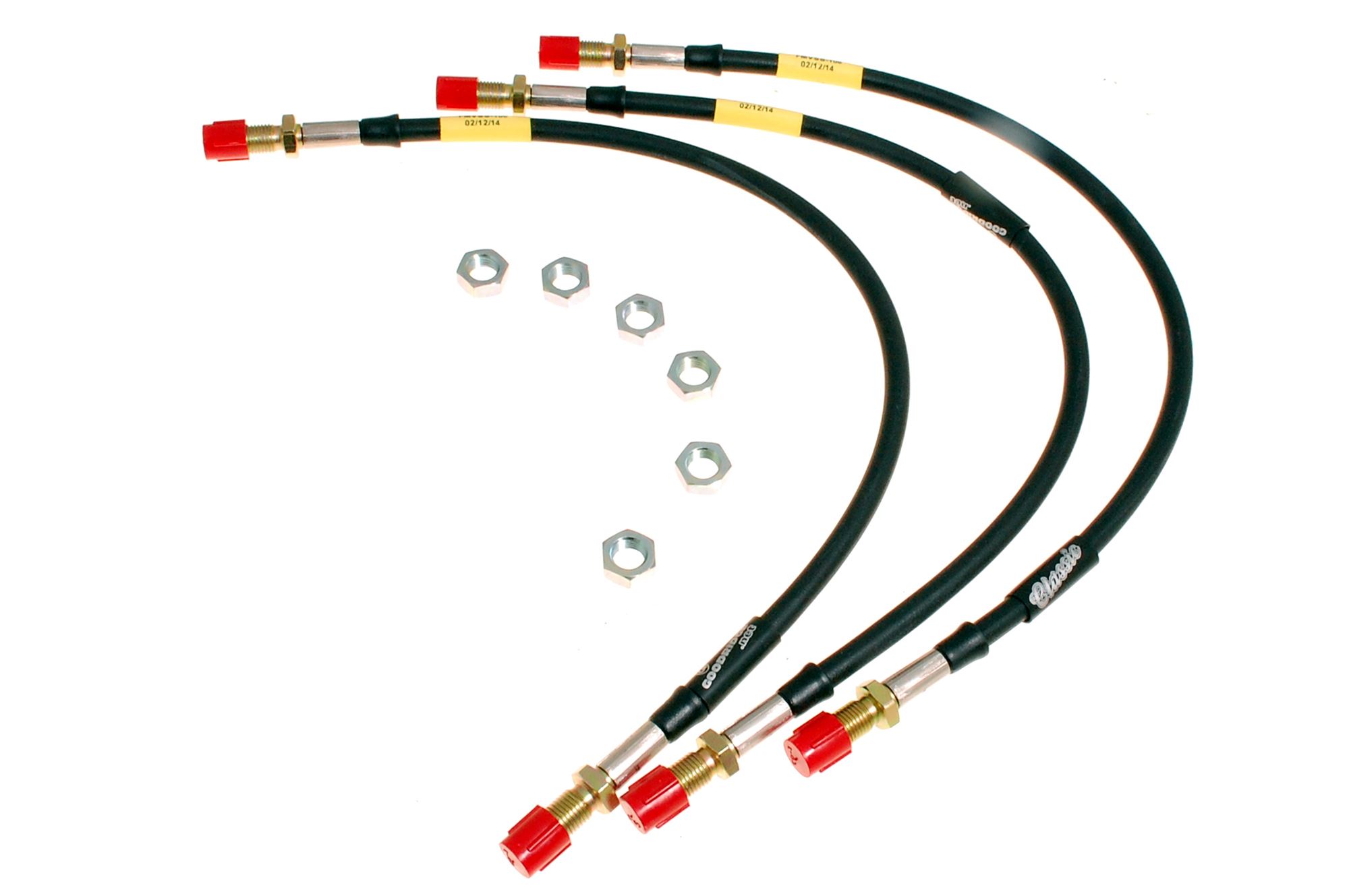 Goodridge Classic Braided Brake Hose Kit - Jaguar XJ6 2.8 09/ 1969-1972 ...