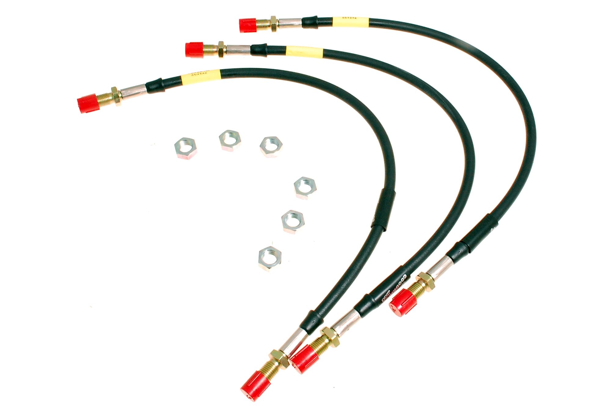 Goodridge Classic Braided Brake Hose Kit - Jaguar XJ6 4.2 09/ 1970-1972 ...