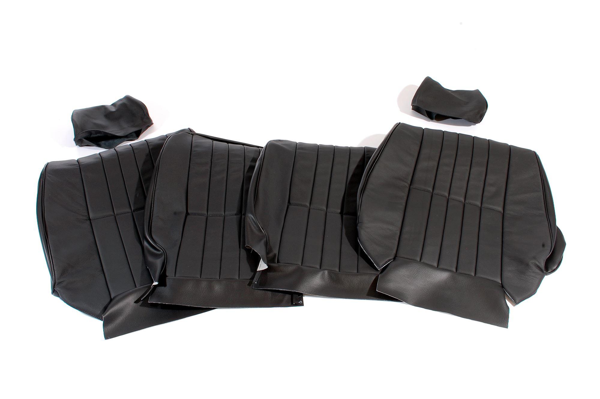 Seat Trim Cover Kit Large D type Blk Lthr RB7253BLACK