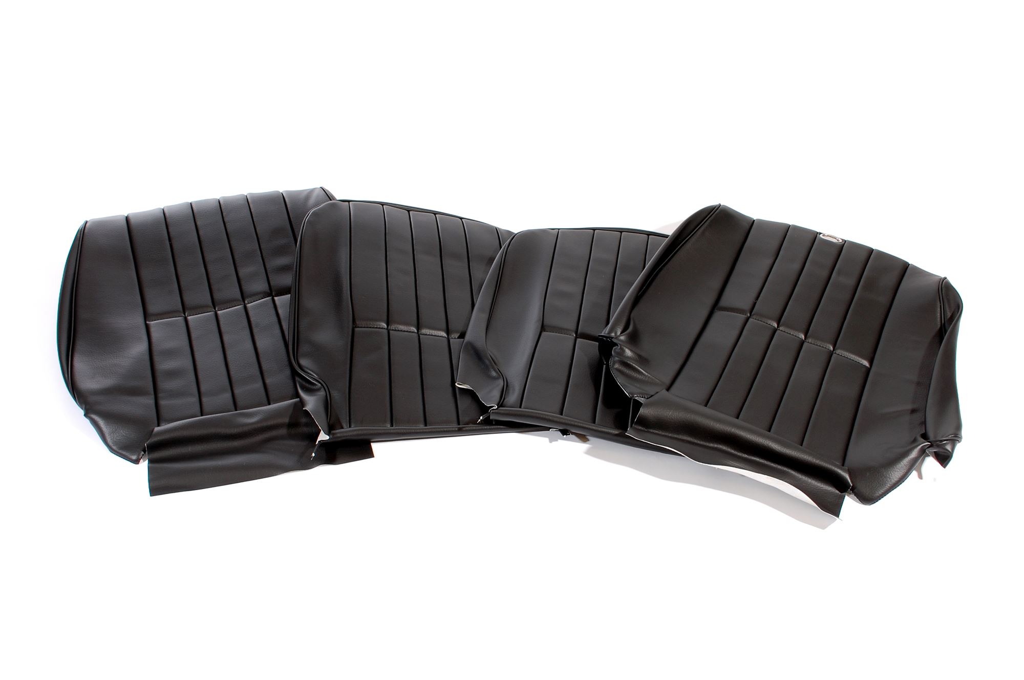 Triumph TR7 Seat Trim Cover Kit Black Vinyl RB7373BLACK