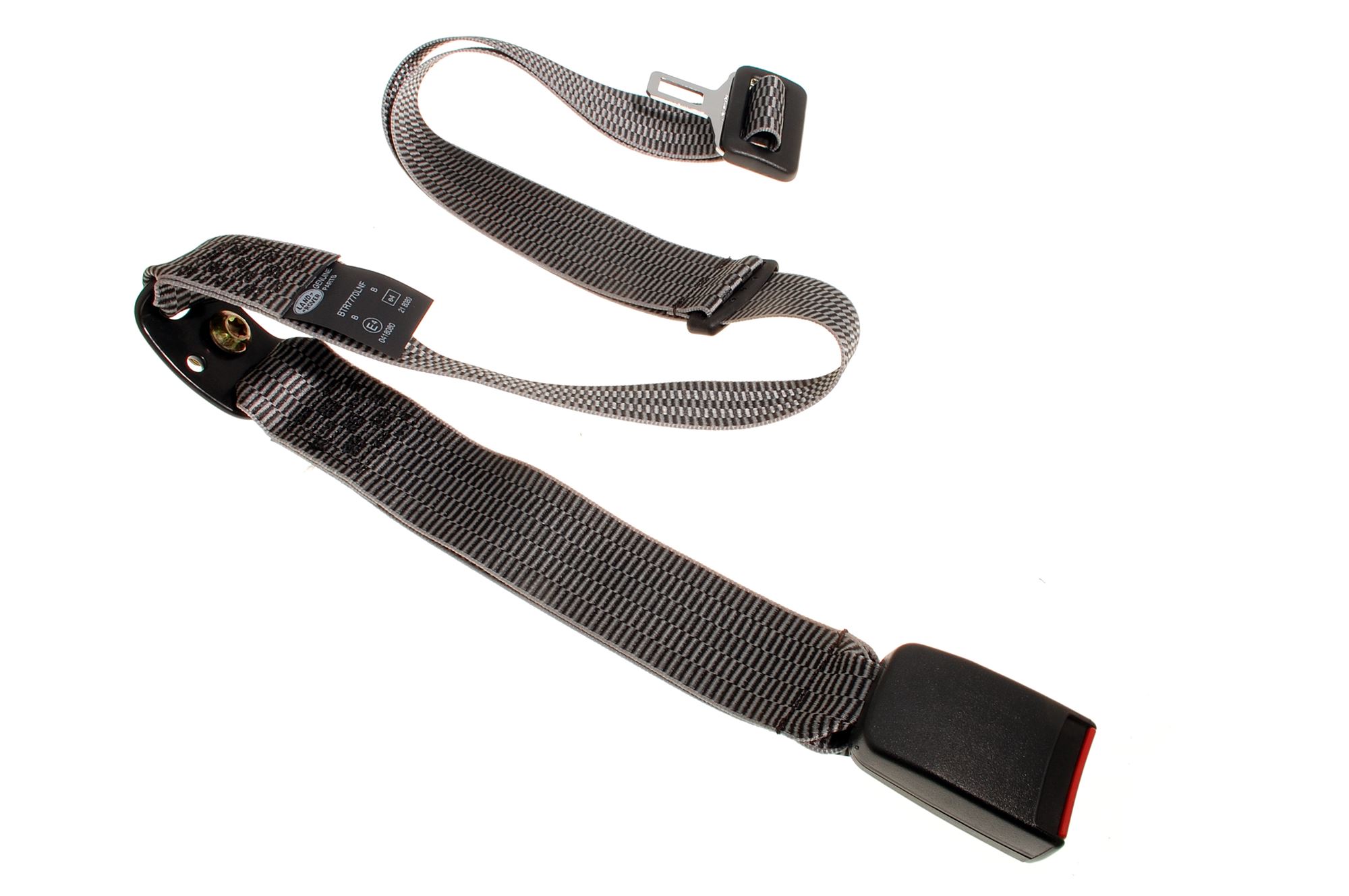 Genuine Land Rover Rear Centre Lap Seat Belt Buckle VIN LA on - BTR7770LNF