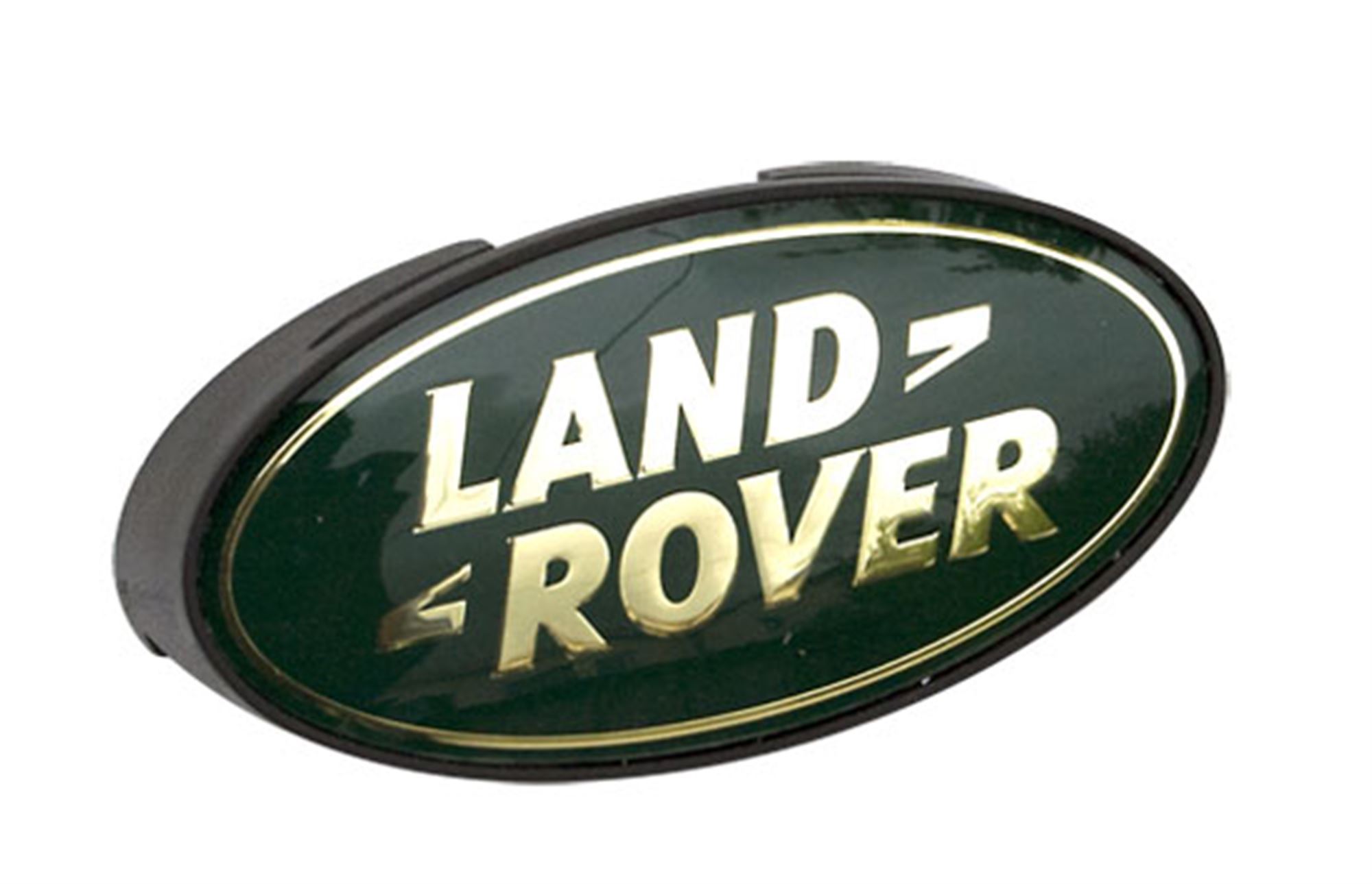 Genuine Land Rover Oval Land Rover Grille Badge Gold DAS100150