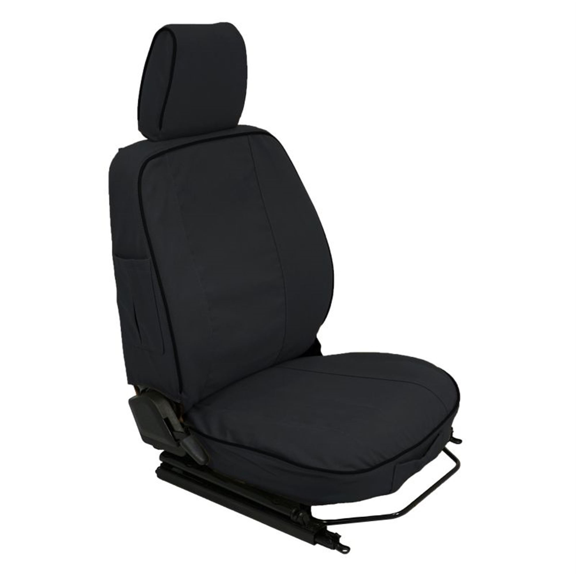 Canvas Seat Covers Front Black Pair Ext01945 Exmoor Rimmer Bros 3437