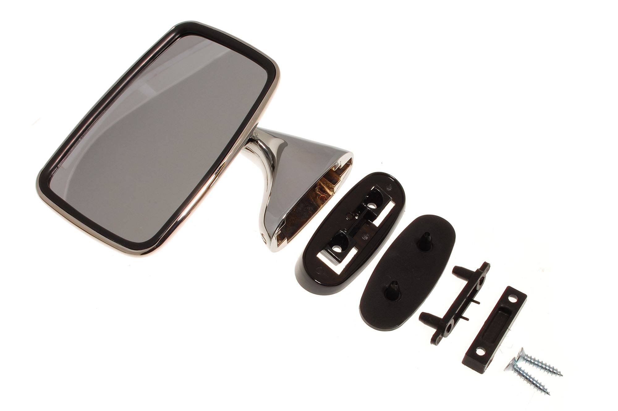 Door Mirror LH Flat Glass Chrome GAM214 Rimmer Bros