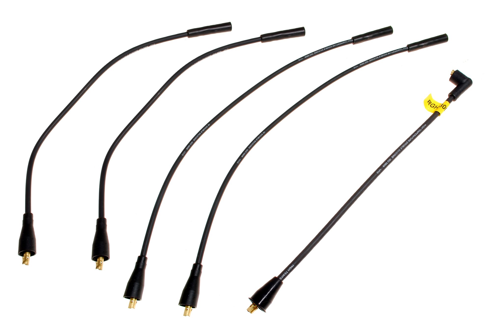 Plug Lead Set - High Performance - 41cm Coil Lead - GHT167HP | Rimmer Bros