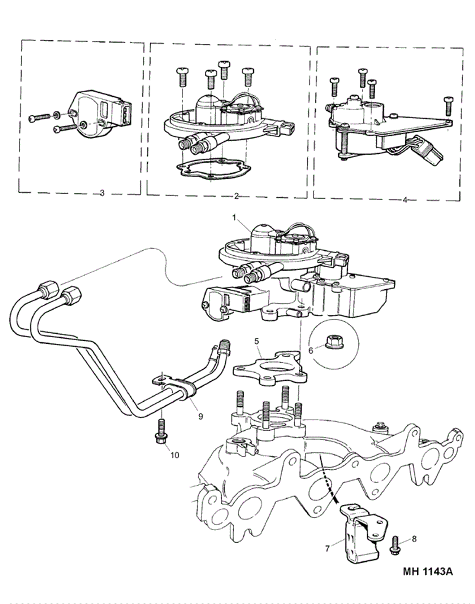 Wave Single Point Injection Metro Throttle Body - Single Point Injection (16 Valve)