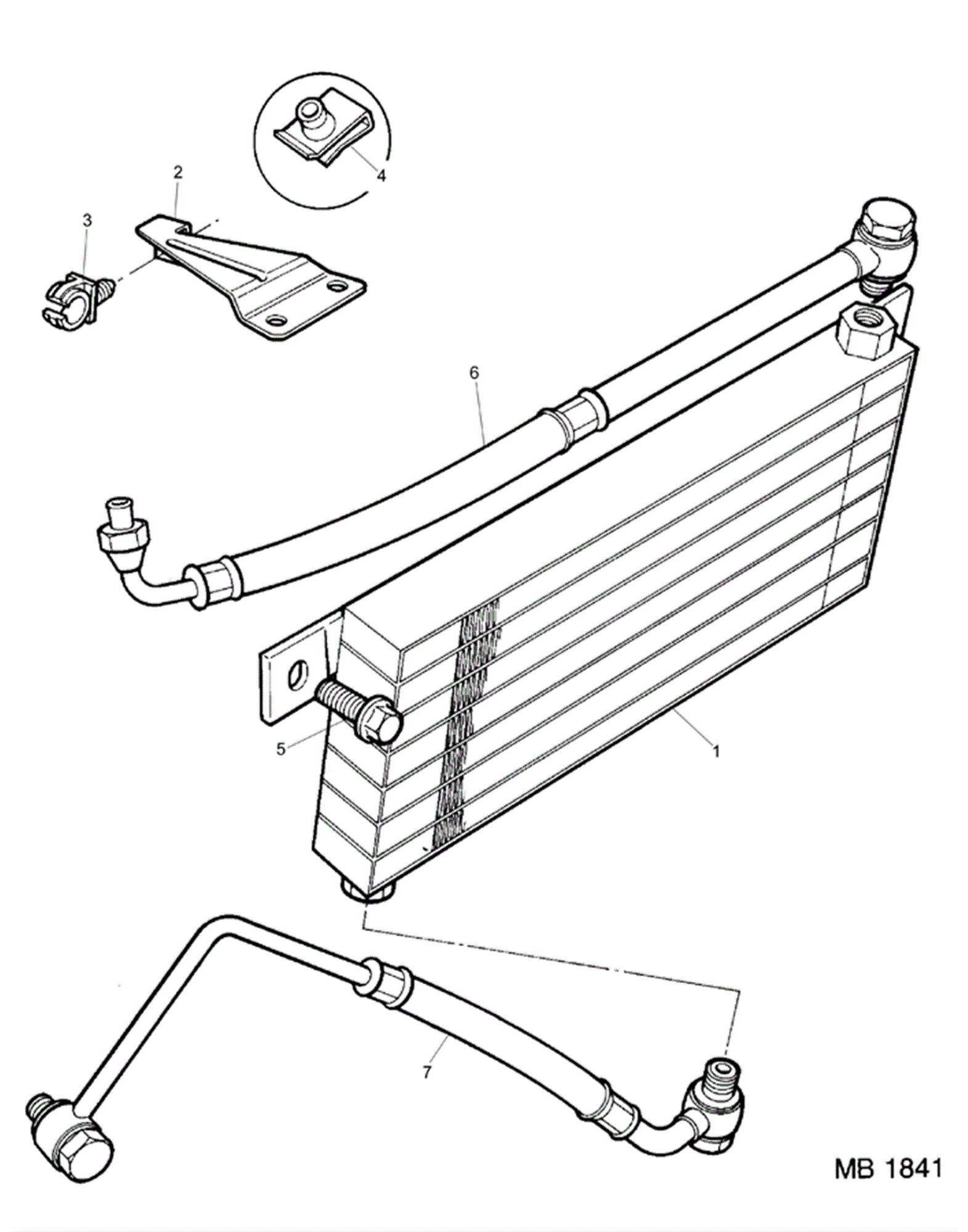 Rover Mini Oil Cooler 1300 Petrol to 134454 Rimmer Bros
