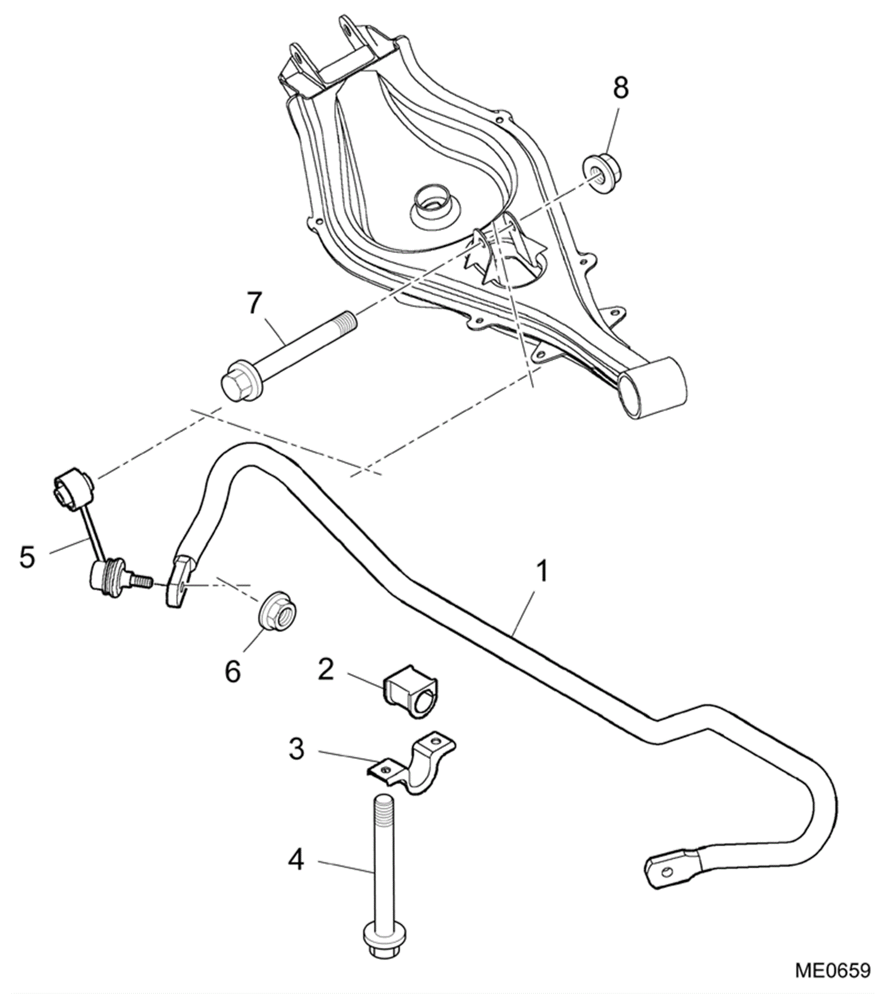 Rover 75/MG ZT Rear Anti Roll Bar Rimmer Bros