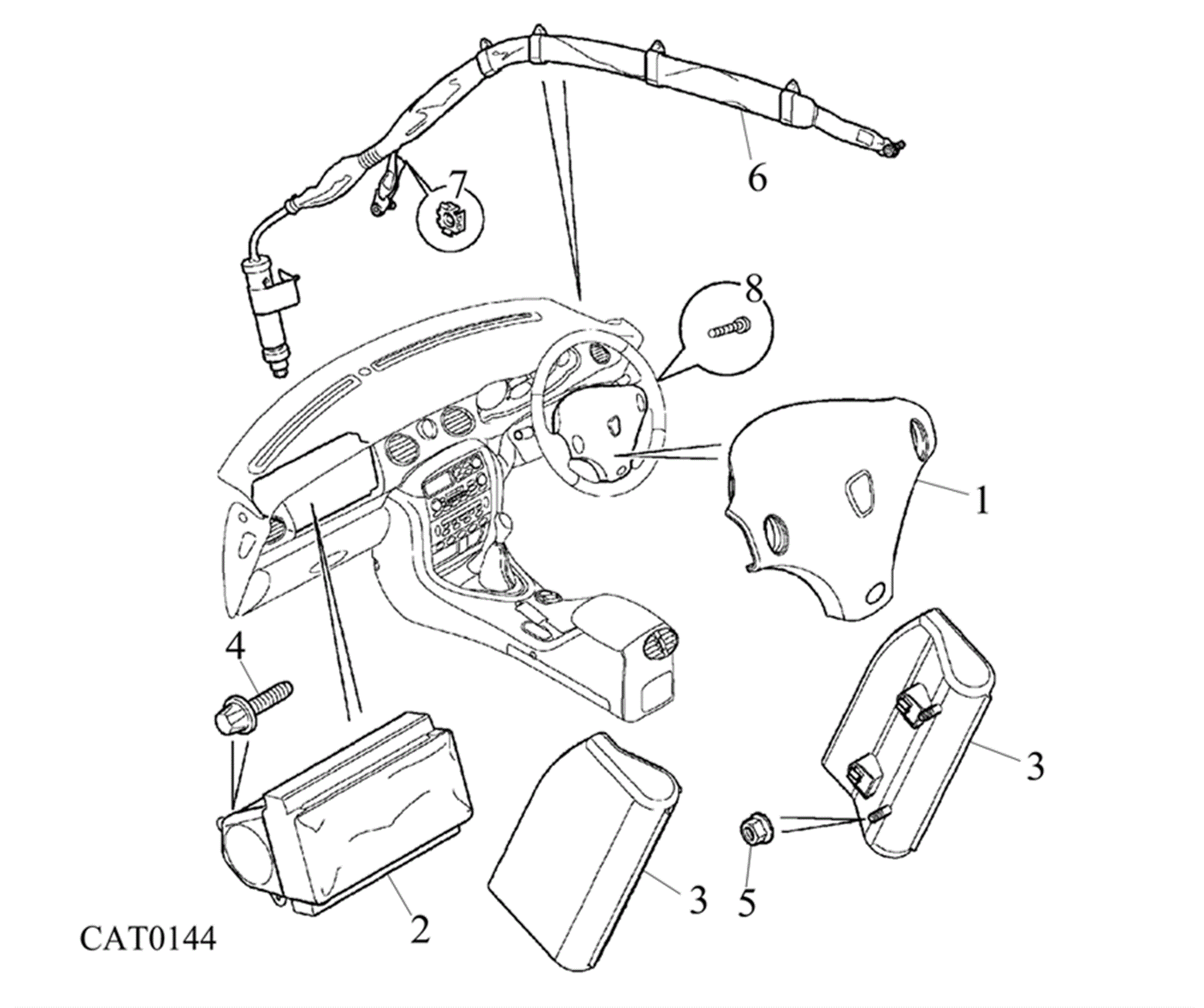 Rover 75/MG ZT Airbag Modules and Fixings | Rimmer Bros