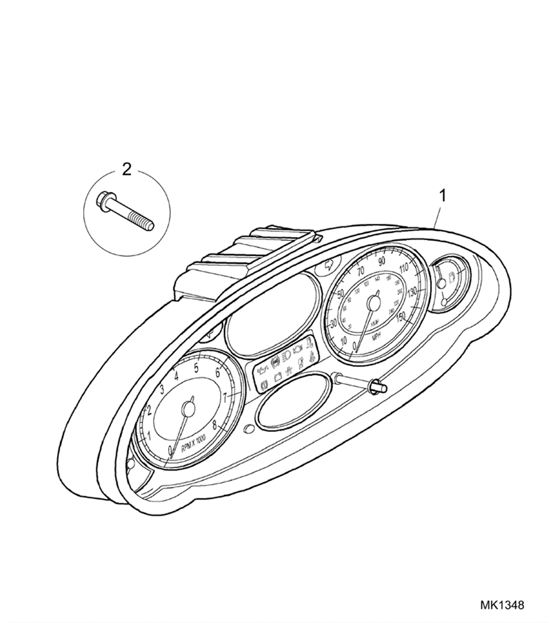Rover 75/MG ZT Instruments Petrol Rimmer Bros