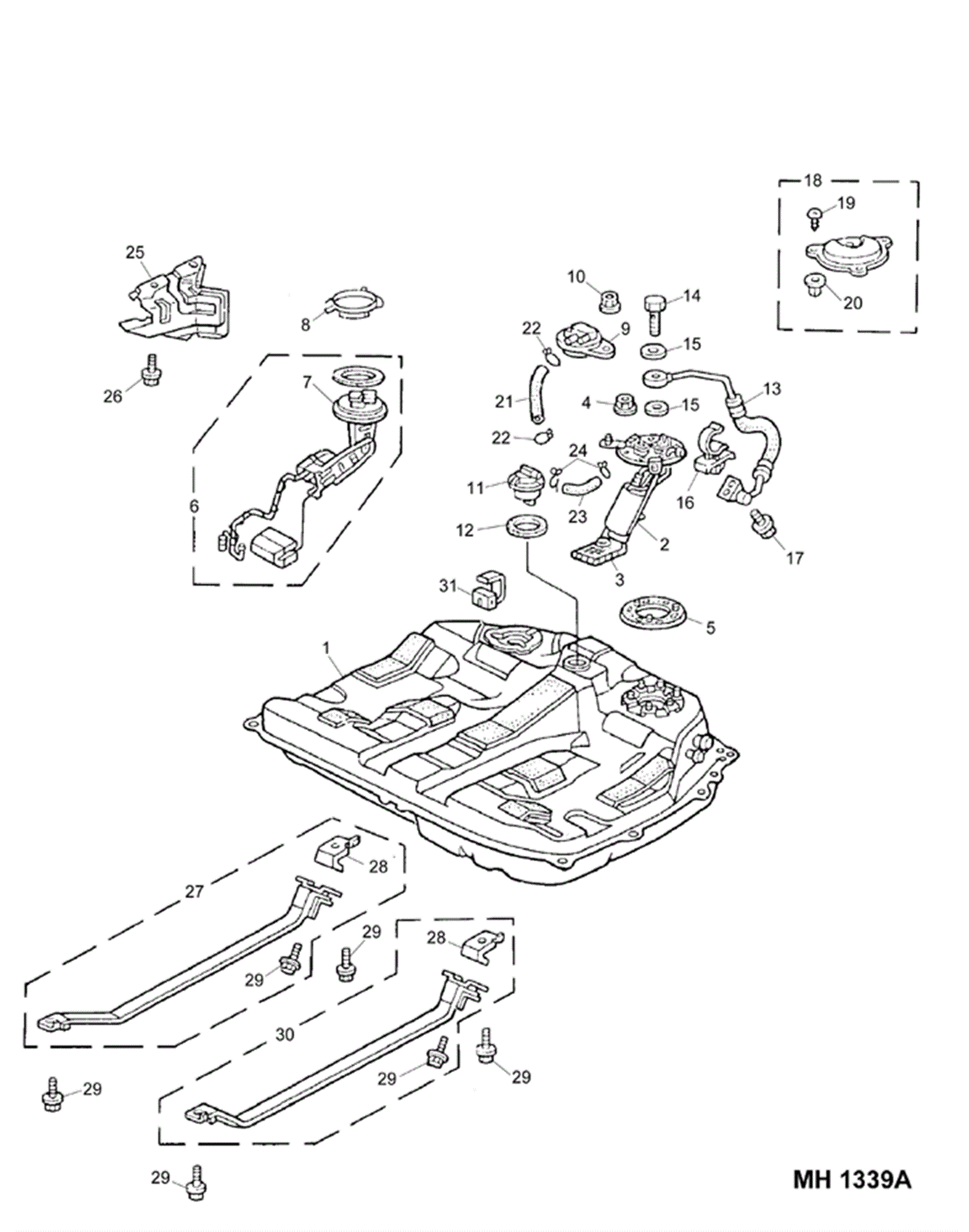 Rover 600 Fuel Tank Assembly - Petrol | Rimmer Bros