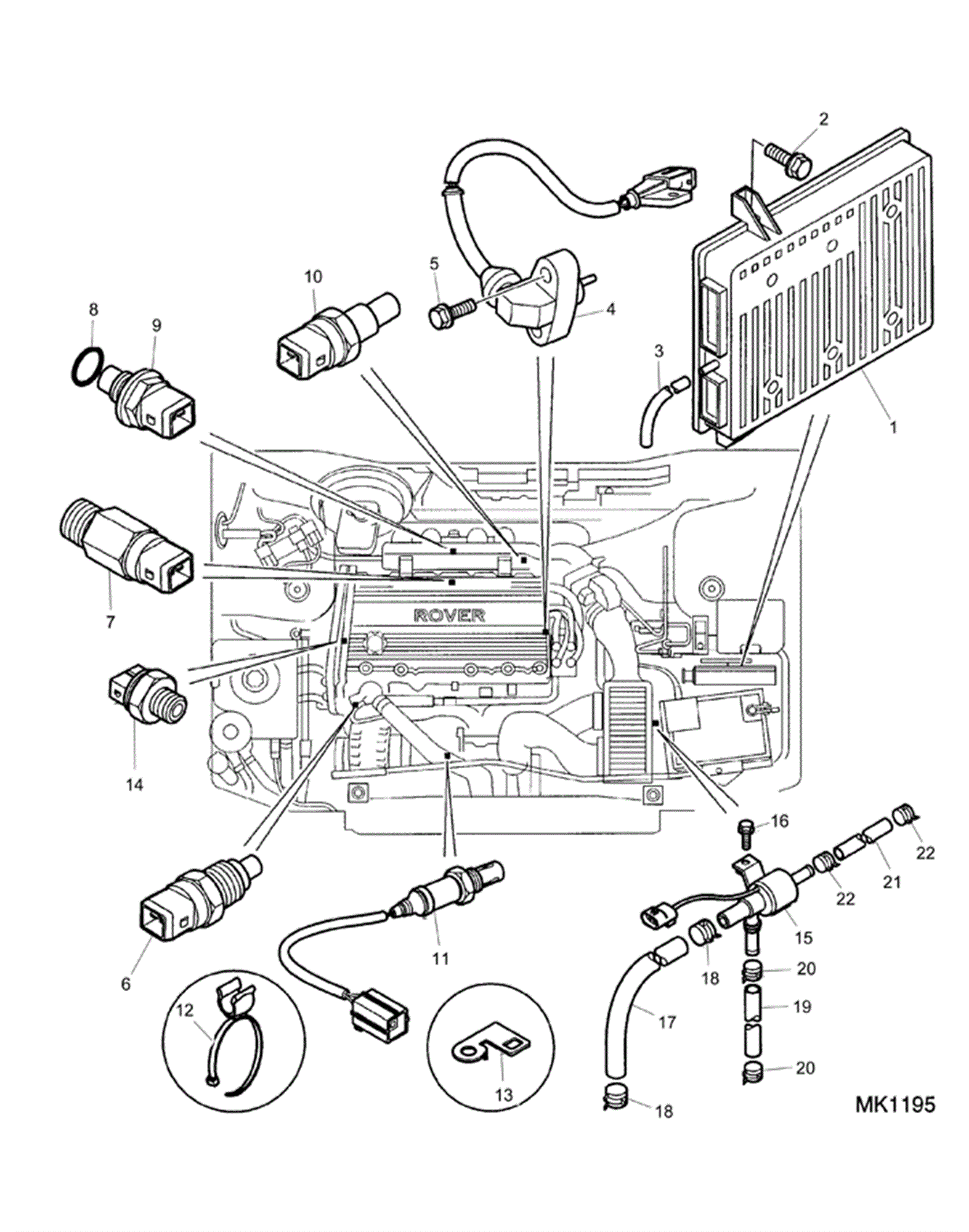 Rover 800 Late Engine Electrics - 2000 Petrol | Rimmer Bros