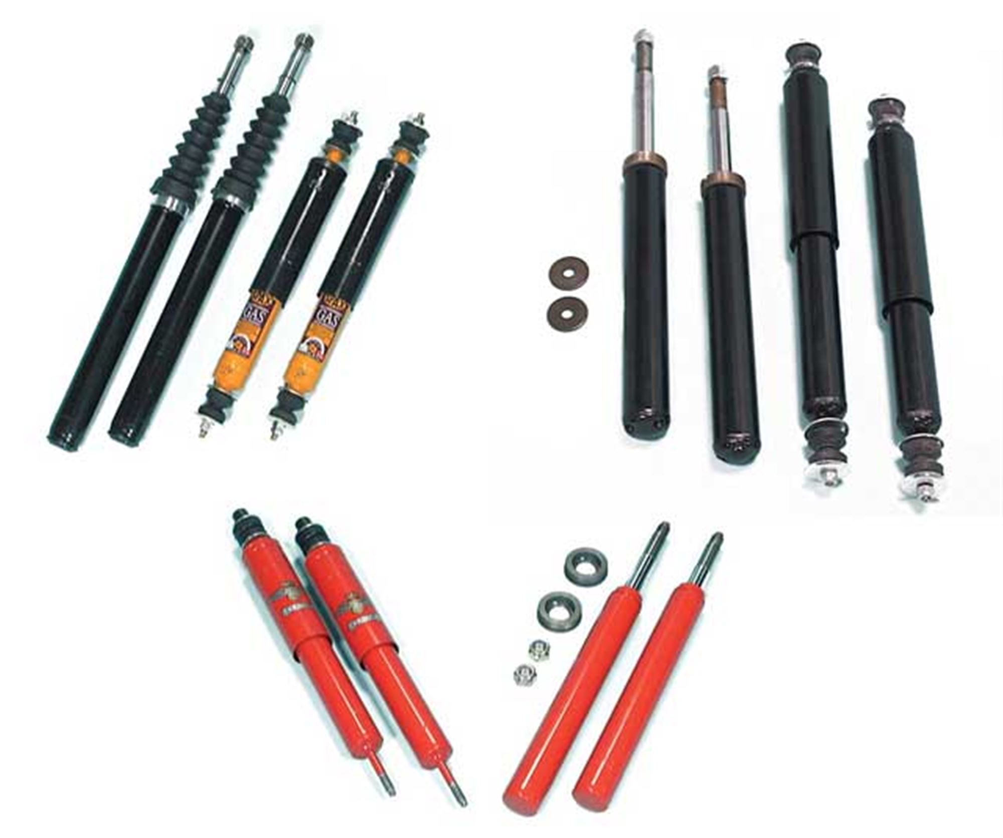 Front Insert and Rear Shock Absorber Pack